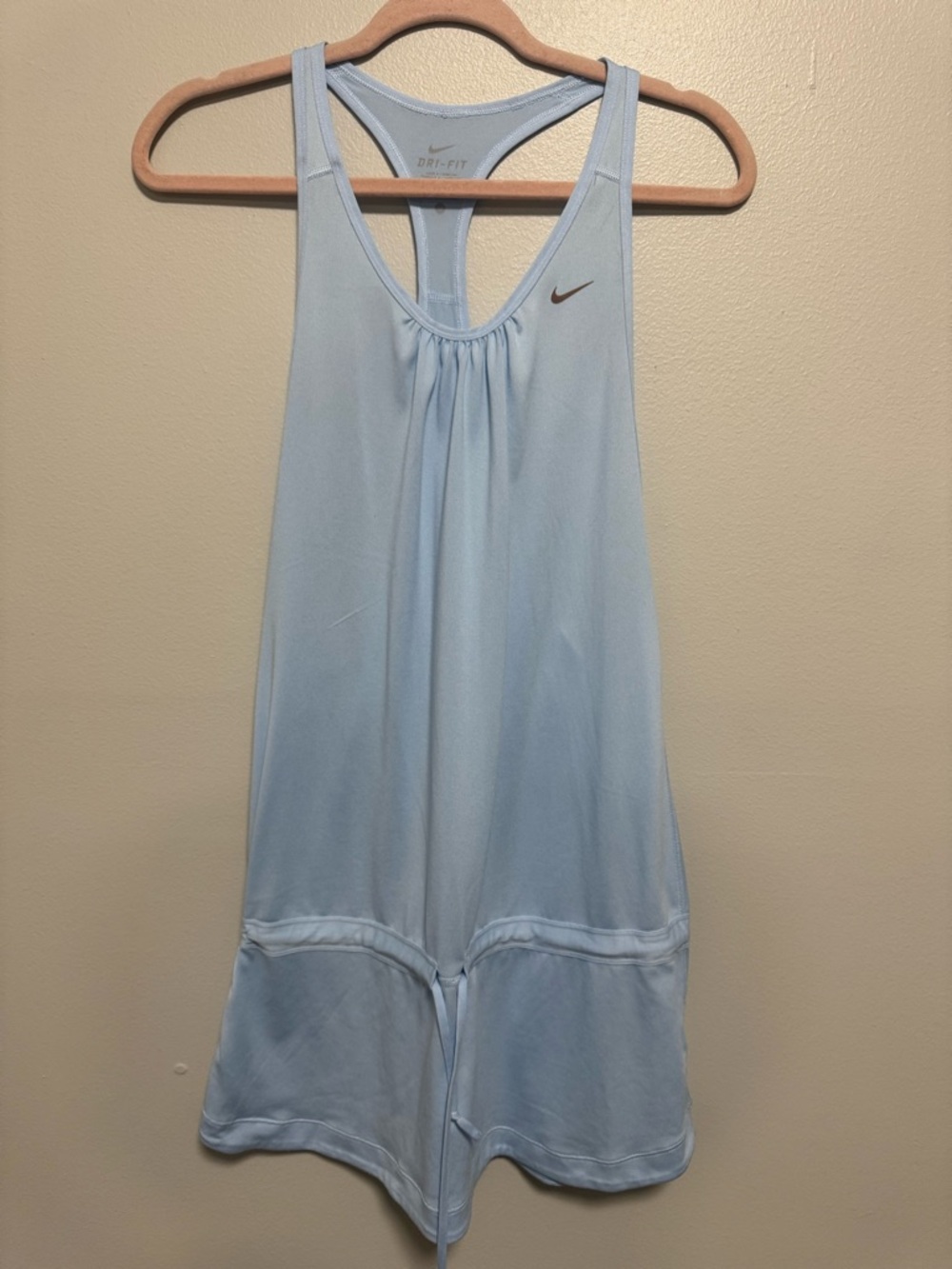 Nike Light Blue Racerback Tank Tennis Dress
